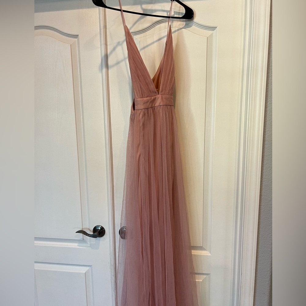 Windsor shear pink maxi dress